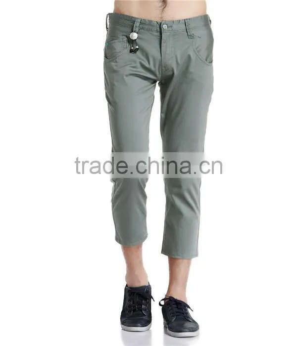 2015 New style trousers hot sale top quality man ninth pants
