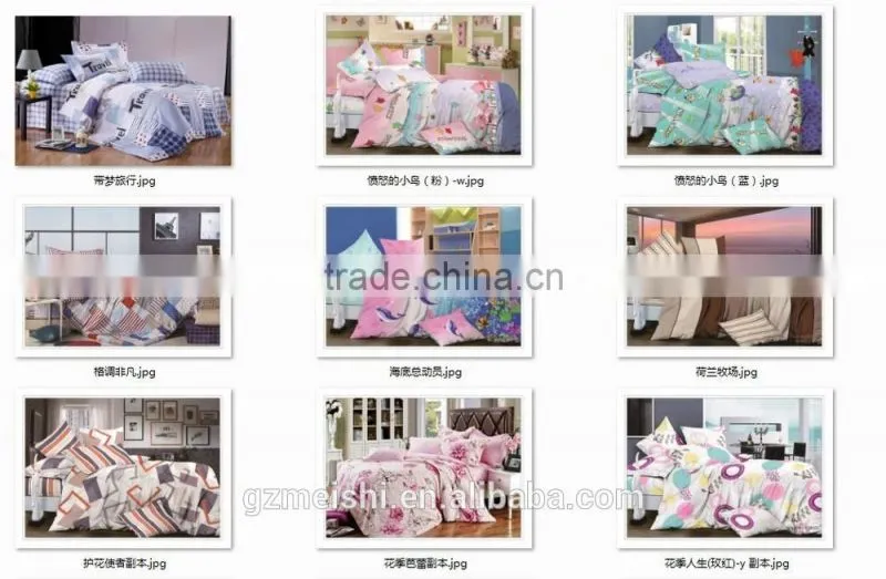 domitory cotton stripes&grid 3 pcs Single duvet cover set