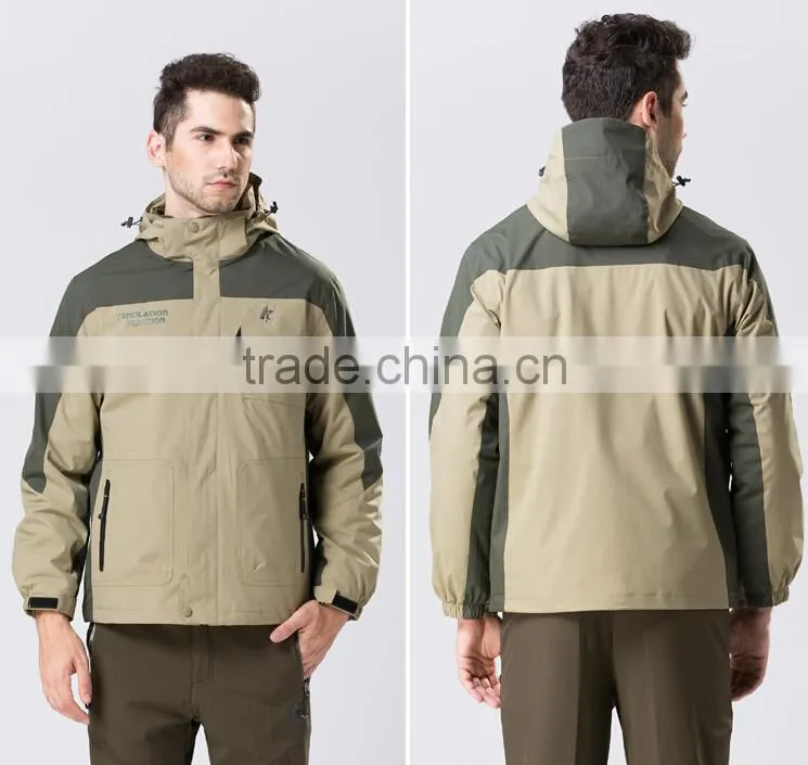 water and windproof jackets with polar fleece liner