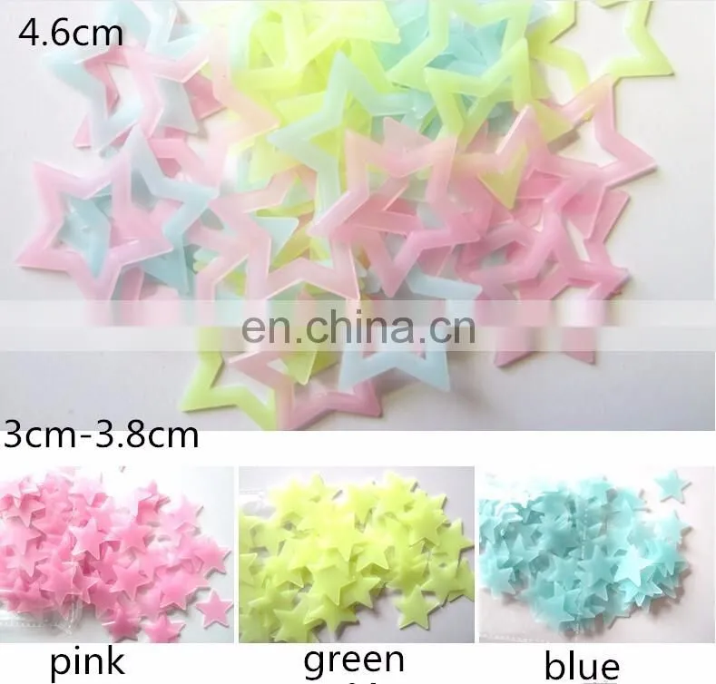 Hot Sale Luminous Stars Glow in The Dark Window/Wall Sticker Bedroom Home Decoration