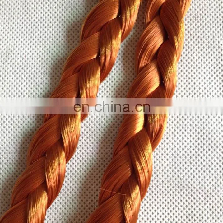 PWS-0450 Girls cosplay wigs braid Frozen anna wigs braid