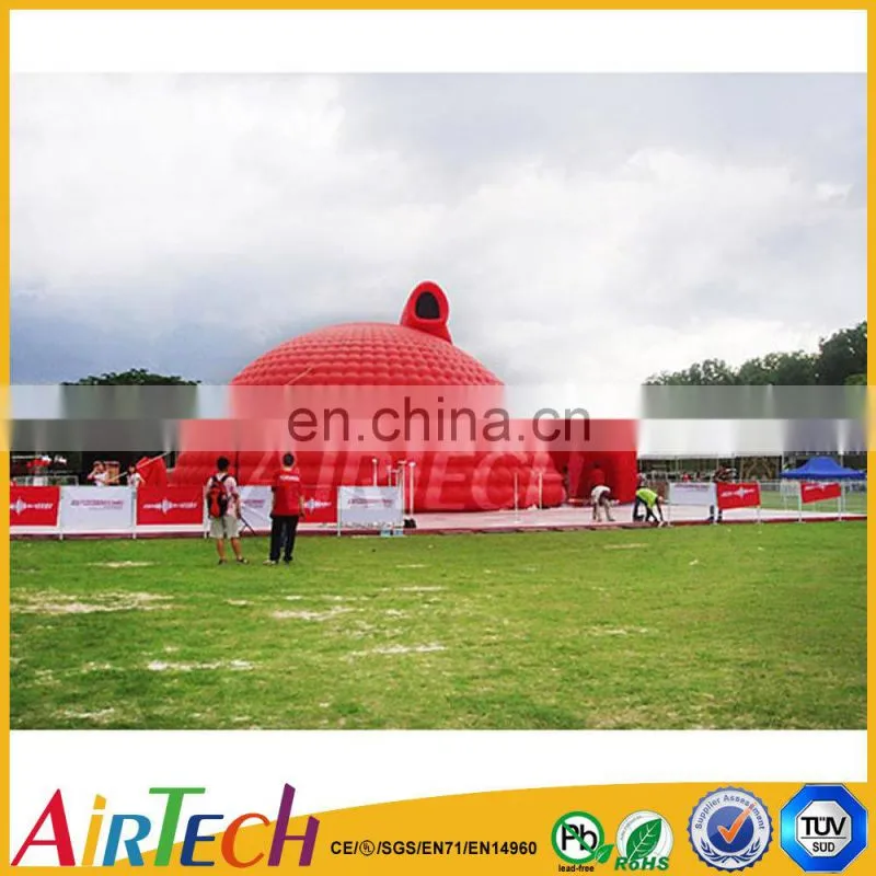 Red new design party dome tent for event,inflated easily