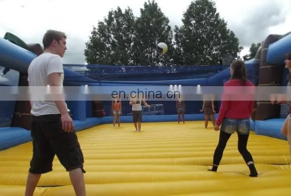 summer outdoor games inflatable volleyball court beach volley ball