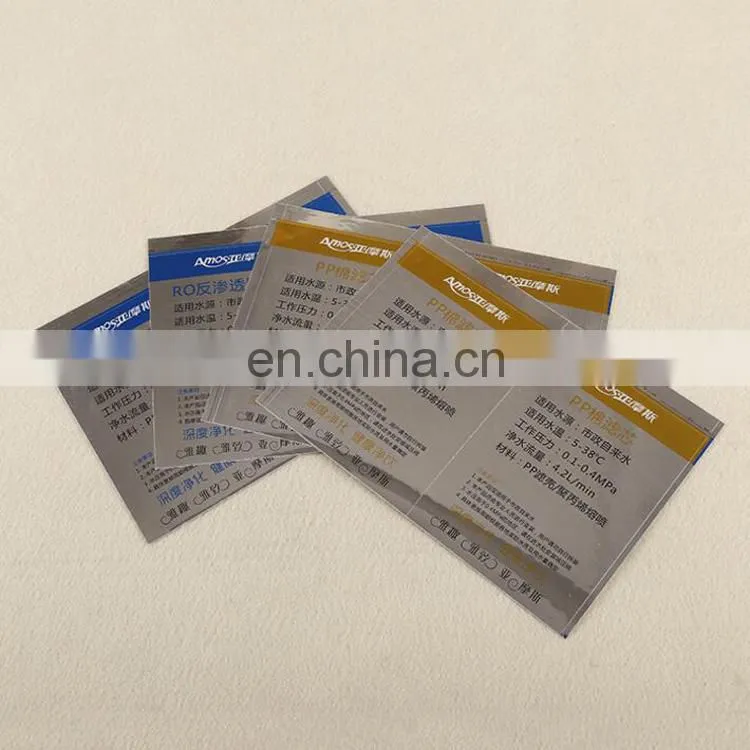 Professional manufacturer customized creative and durable PVC permanent adhesive stickers for tap water filter