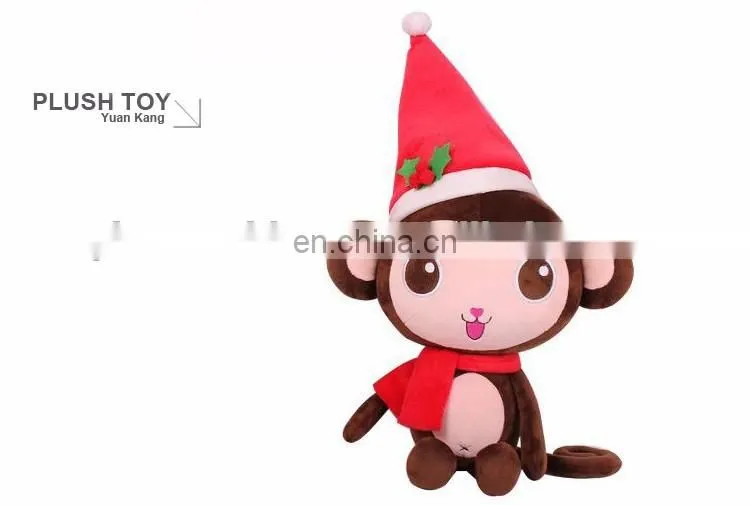 2016 Christmas stuffed animal plush monkey toys dolls