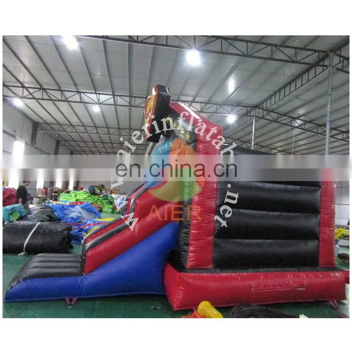 wonderful superman inflatable jumpin house /fabric material for making bouncy castle
