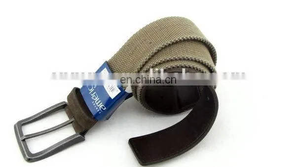 Fashion Canvas Belt With Leather For Men Waist Belt For Kids