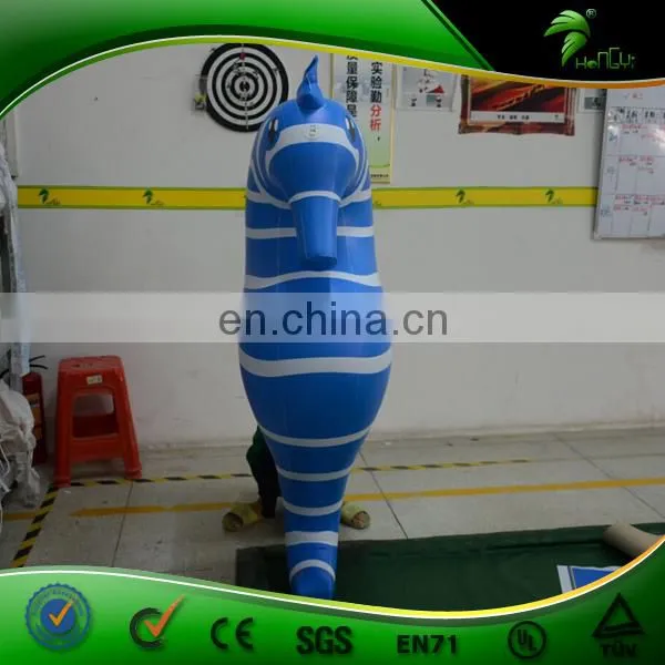 Animal Shape Inflatable LED Balloon Flying Sea Horse Inflatabel Light Balloon For Parade