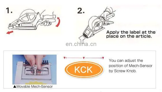 manual labeling machine label applicator