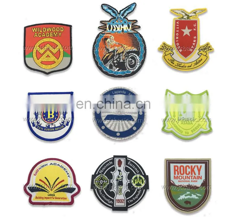 china factory directly custom digital printed woven patches