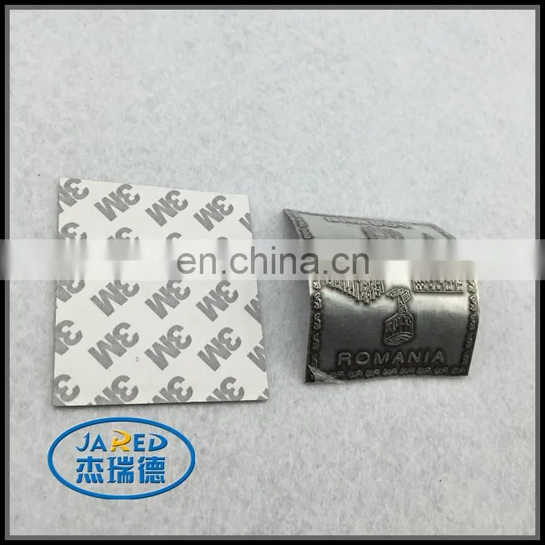 3M Adhesive Square Shape Metal Crafts Aluminum Wine Label