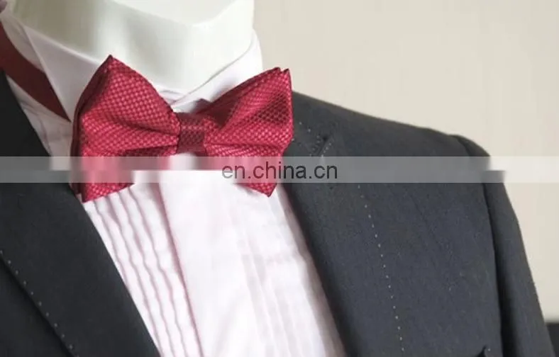 silk men's bow tie and hanky set