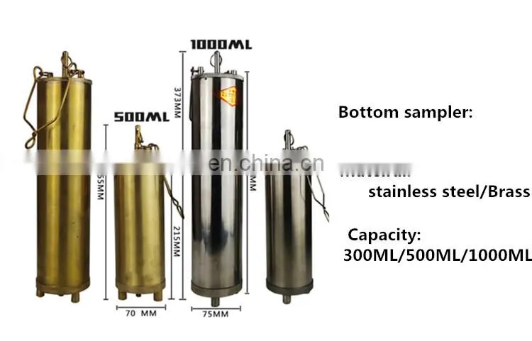 300ML/500ML/1000ML Brass&304 Stainless Steel Asphalt Sampler Bitumen Sampler