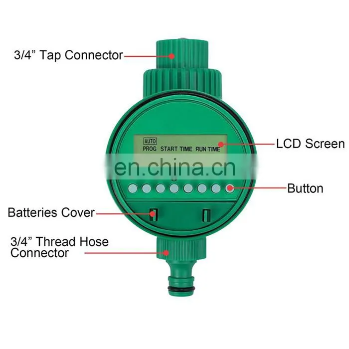 LCD display automatic electronic intelligent digital farm drip irrigation timer for agricultural irrigation