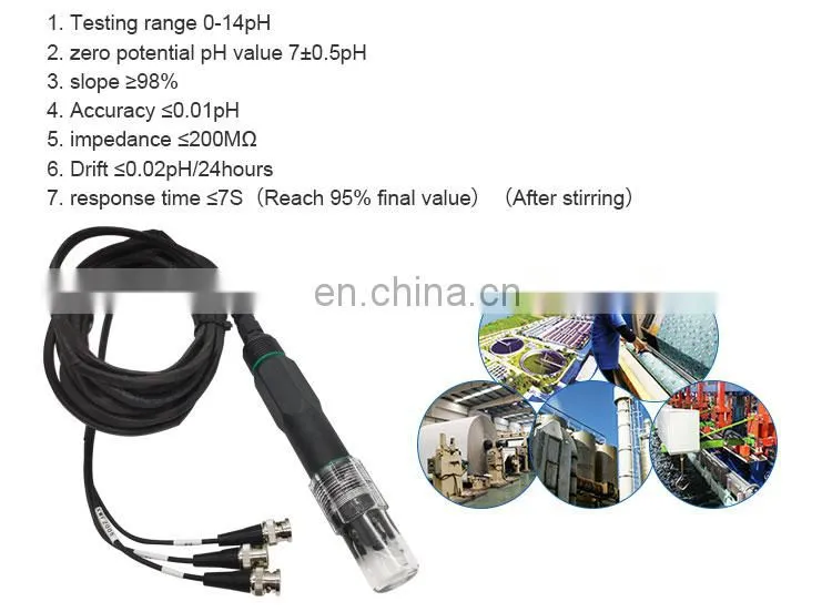 Sinotester Online ph/orp/ec/do/cl/turbidity multi-parameter analyzer sensor water probe temperature meter