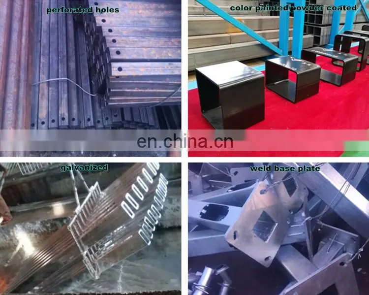 rectangular steel tube sizes 75x75 tube square pipe for sale