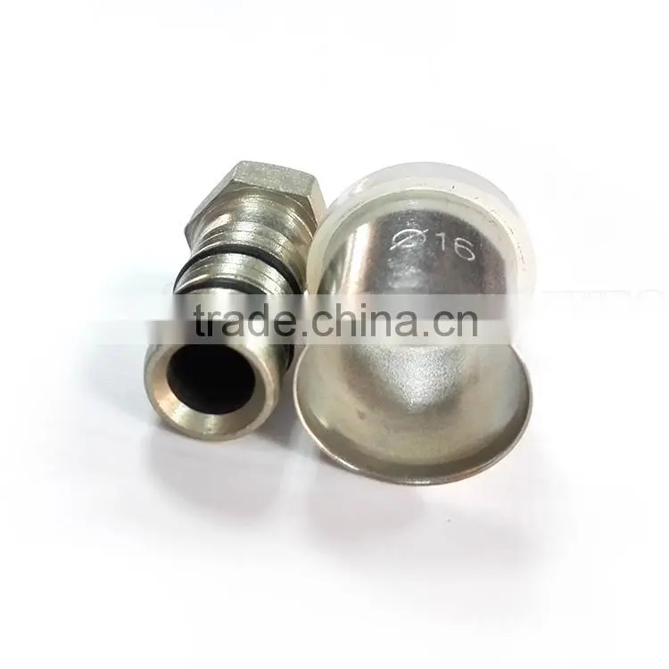 Ningbo Galvanized Malleable micro flare straight stop union pipe press fitting