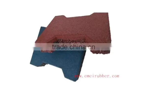 driveway rubber flooring (EN1177, SGS, IOS9001:2000)