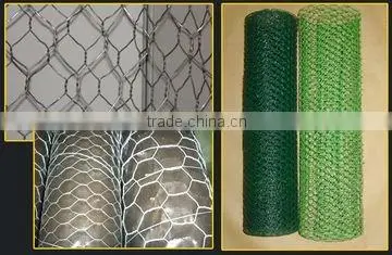 hot dipped galvanized hexagonal wire mesh, gabion mesh