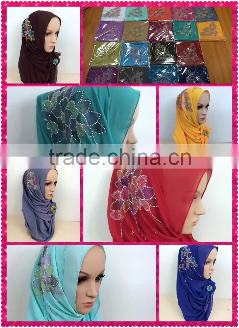 S120 Fashion Big size scarf saudi arabia super square muslim scarf