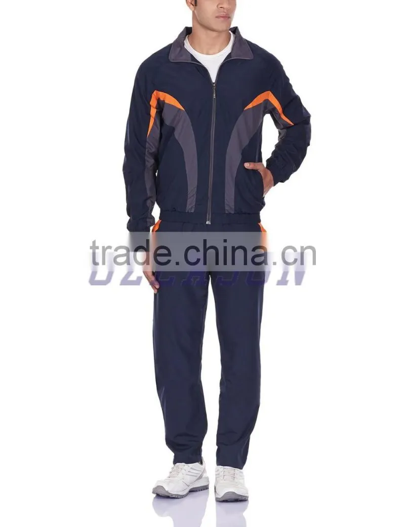 Factory oem custom plain 100%polyester tracksuit design your own tracksuit set