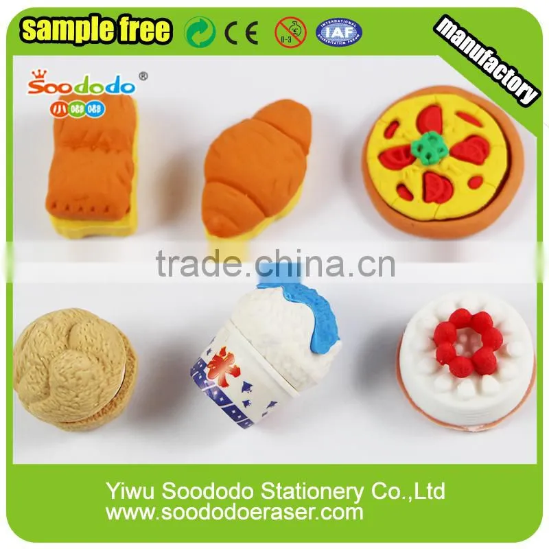 3D cooker shaped erasers puzzle rubber stationery