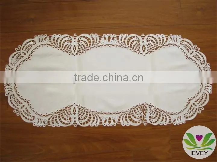 best quality cotton tablecloth hand made tablecloth eyelet embroidery design tablecloth restaurant tablecloth