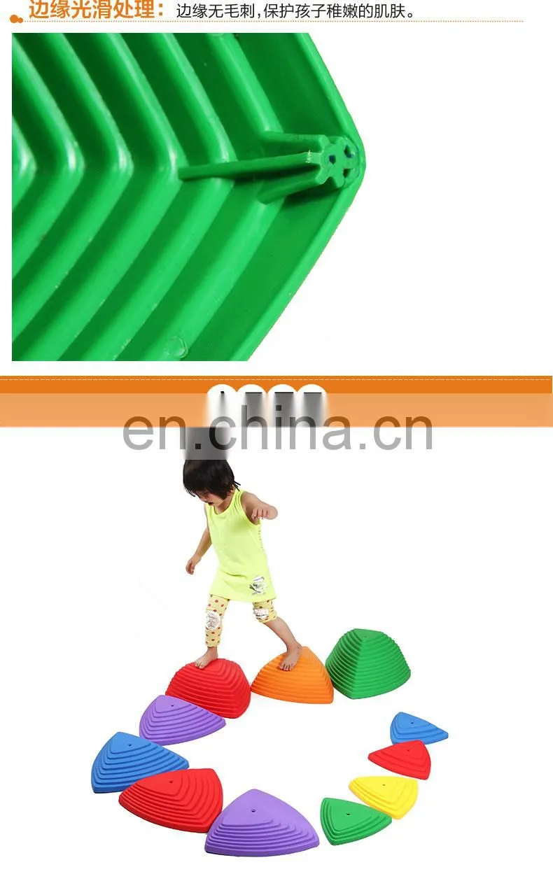 JQ-3134Hotsale kids plastic across the river game stone