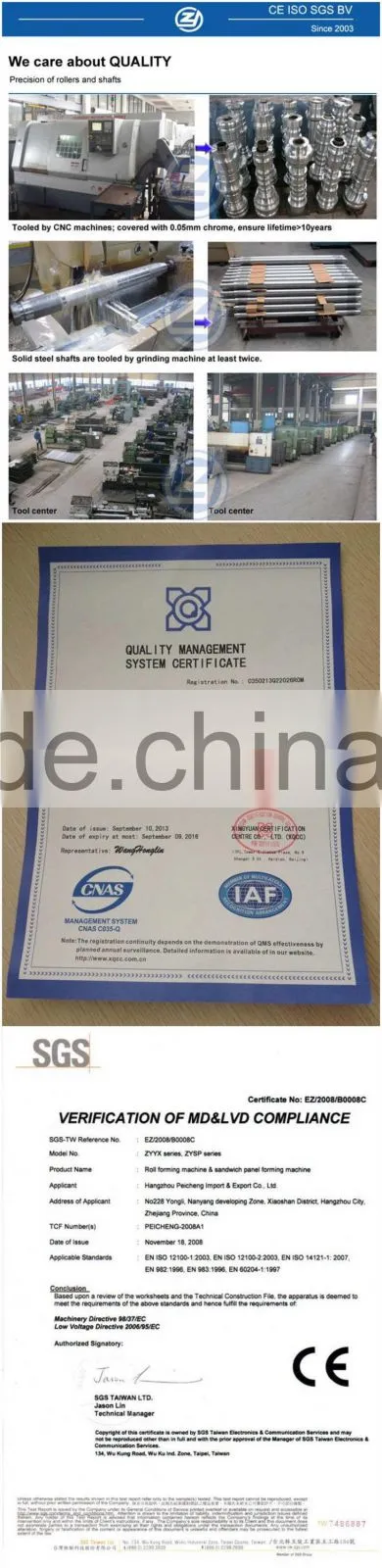 CE Metal Stud Roll Forming Machine