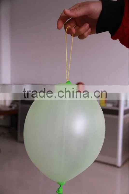 kinds funny toy,colorful latex punch balloon