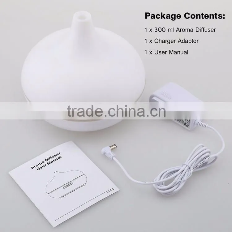 Air Purifier Humidifier Ultrasonic Aromatherapy Aroma Diffuser 4 Time Modes Setting 7 Changing LED Color
