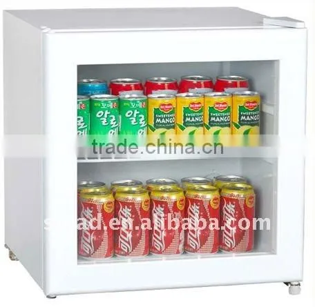 Glass door mini beverage drinks beer refrigeratored showcase cooler