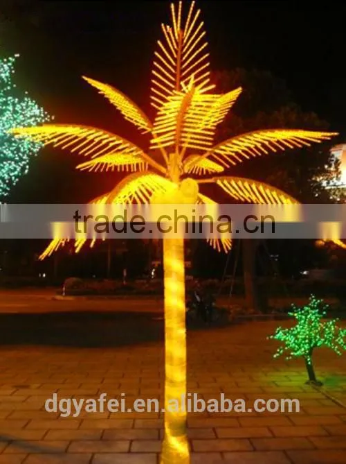 the artificial palm tree with lighting/LED artificial palm tree