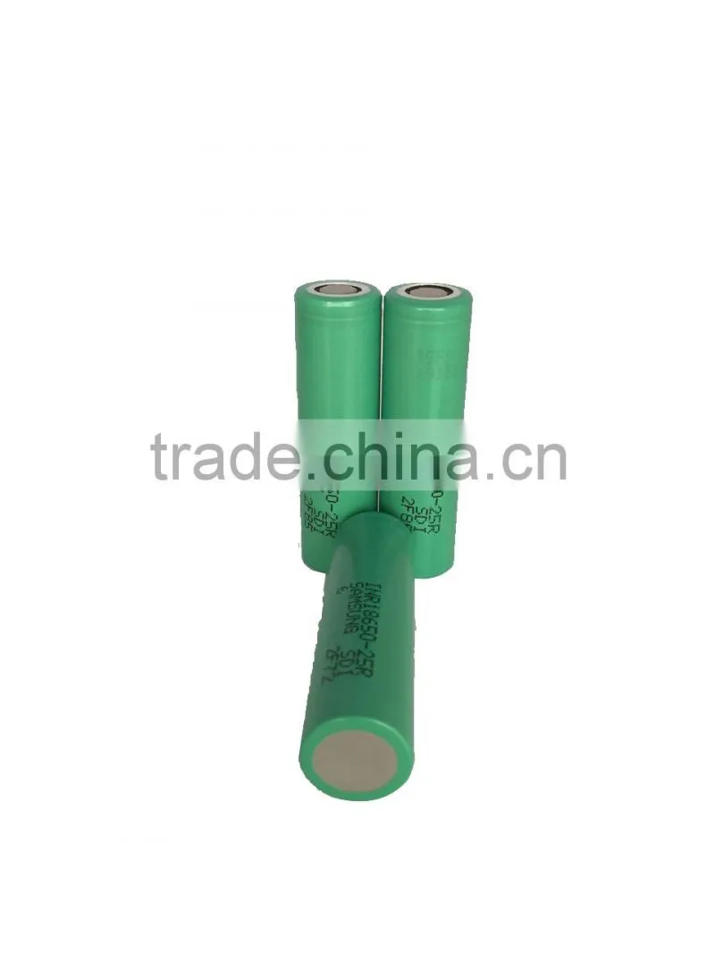 2016 Newest Samsung INR18650-25R energy variable voltage battery pack in china