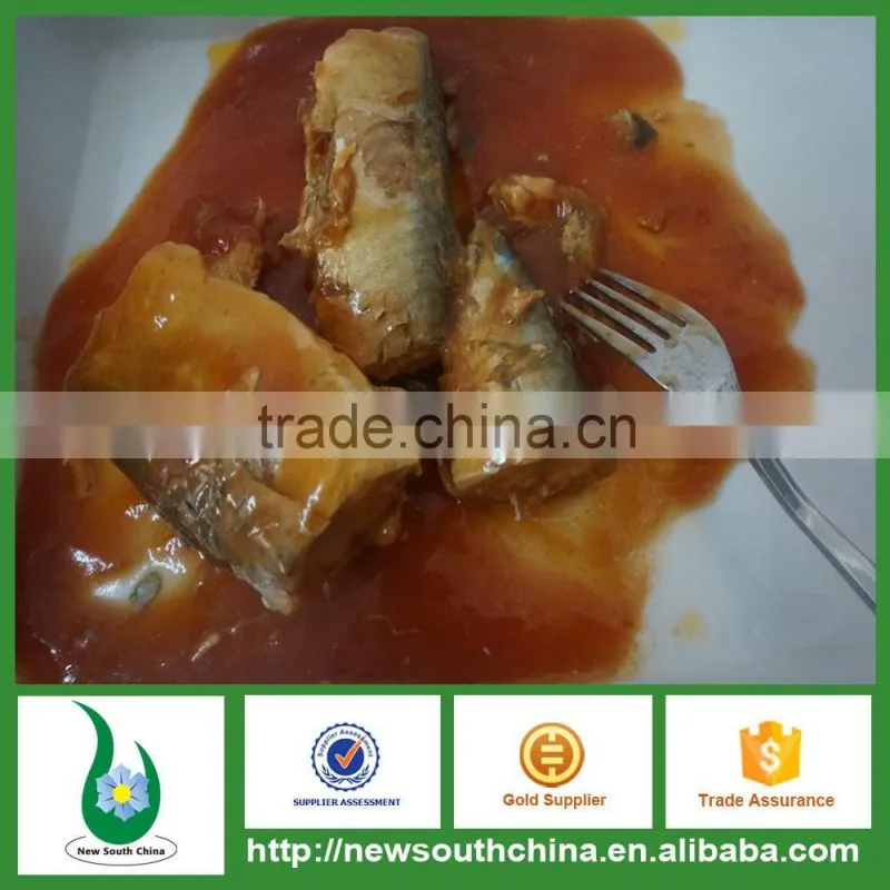 Wholesale Canned Food Canned Mackerel Fish In Tomato Sauce
