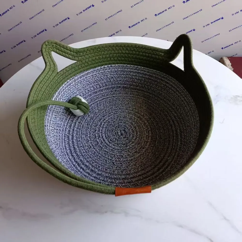 跨境猫窝棉麻四季通用棉绳手工编织夏季猫咪玩具球猫窝夏季宠物垫 (20).jpg