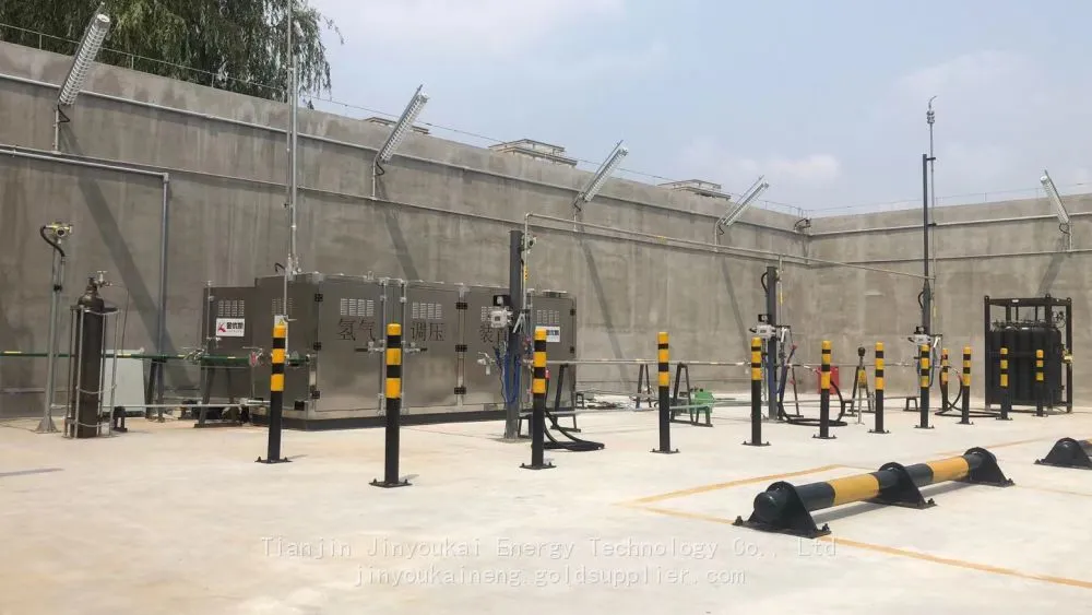 Hydrogen blending device for natural gas