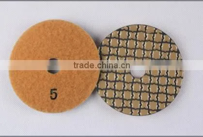 Premium 5-step dry polishing pad