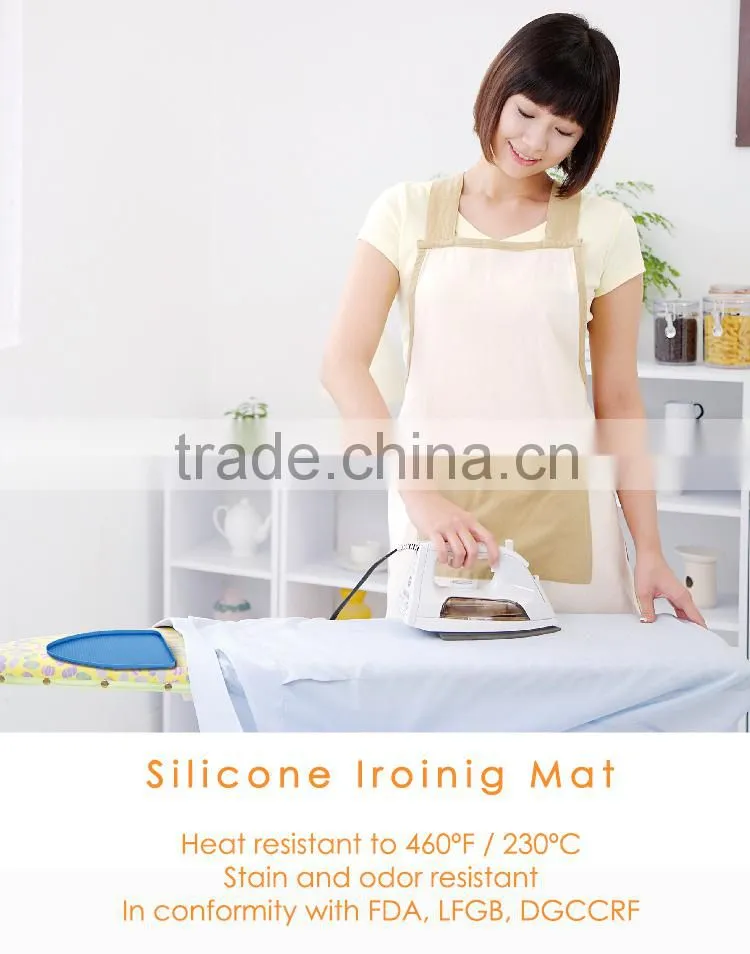 2015 NEW !! Silicone No Burn Iron Rest Pad,Silicone Ironing Mat
