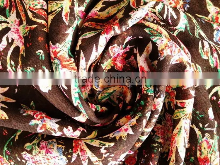 patterned chiffon fabric by shaoxing textile china manufacturer