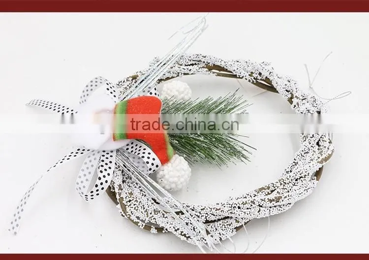 Felt Santa Claus Hanging Wooden Ornaments Gifts Enfeites De Natal Wholesale Decoration Suppliers Christmas Garland