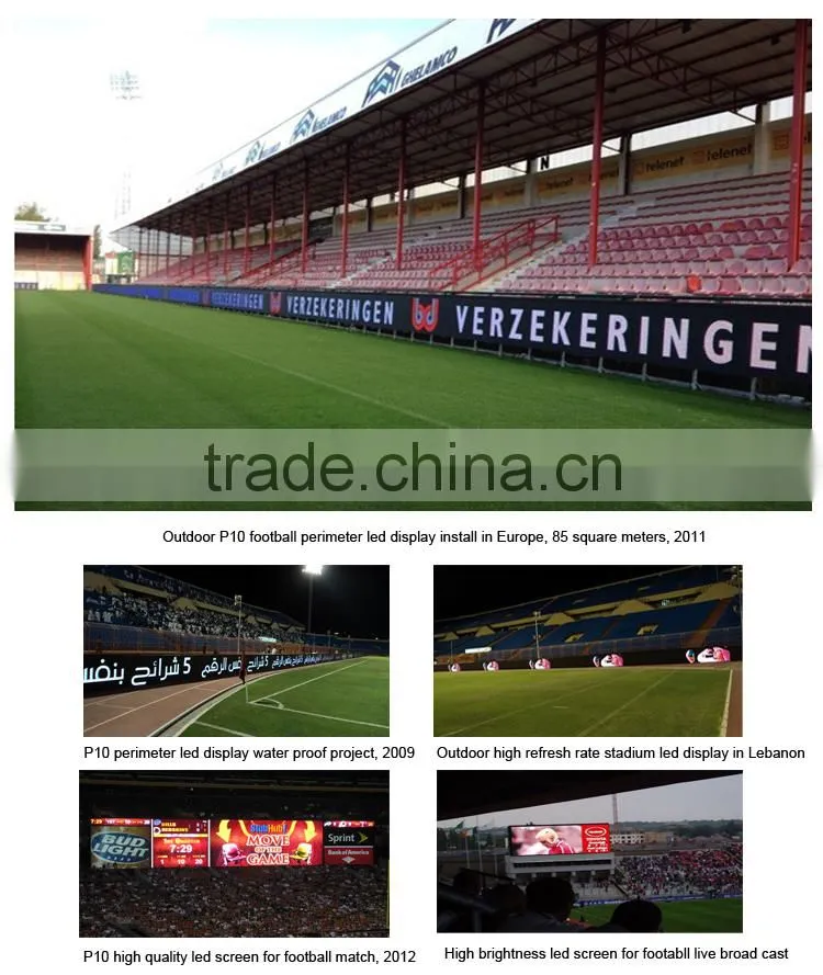 p10 p12 p16 led display outdoor for sports area