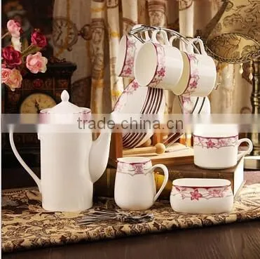 porcelain coffee set