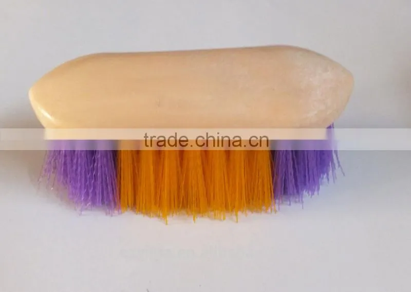 horse dandy brush with colorful bristle for grooming/horse products
