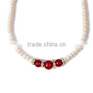 2016 Fashion And Trendy freshwater pearl necklace modern pearl necklace design
