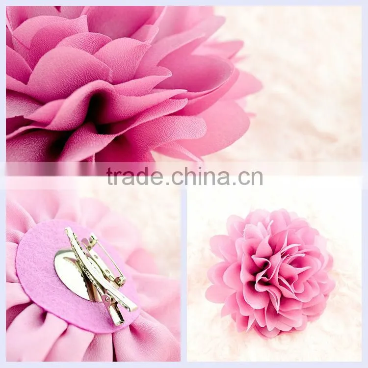 China accessories ladies sexy passional pink rose fancy hair pins