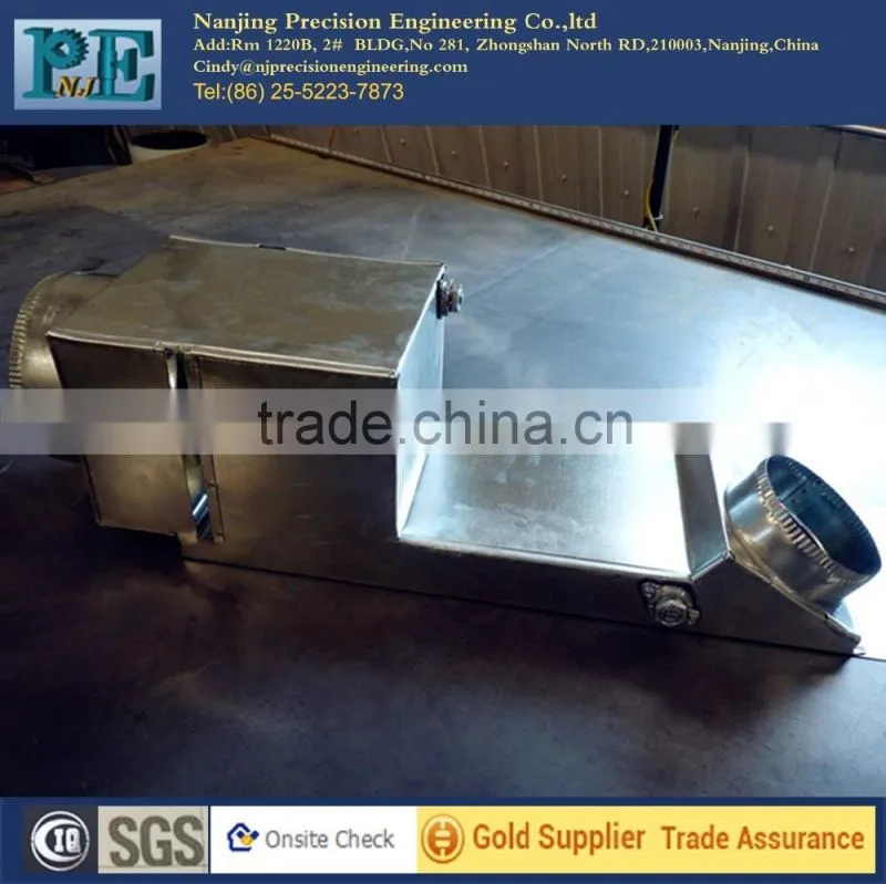 China supplier sheet metal fabrication custom stainless steel motor accessories