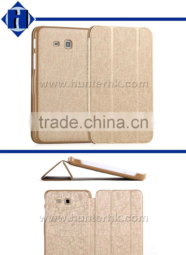Shiny Material Smart Case Tablet Case For Tab 3