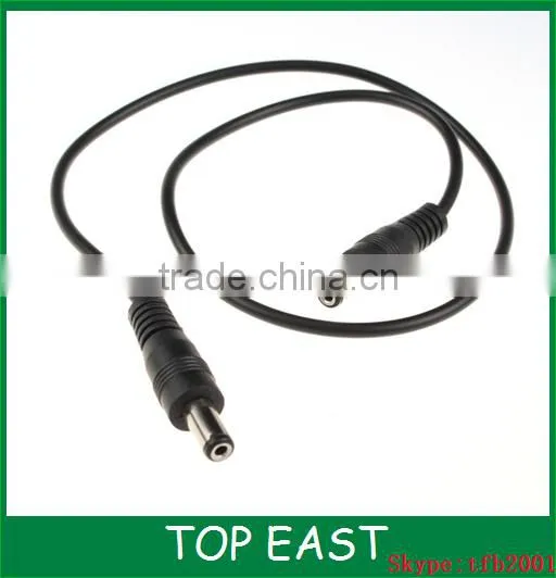 DC5.5 * 2.1 yellow plastic fork male DC power cable to extend the 2464 single-head wire