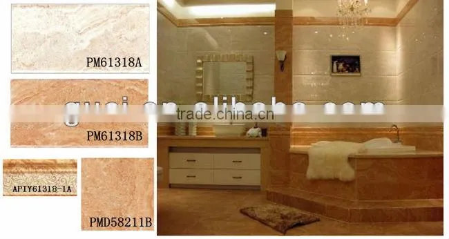 small european bathroom design of wall tile